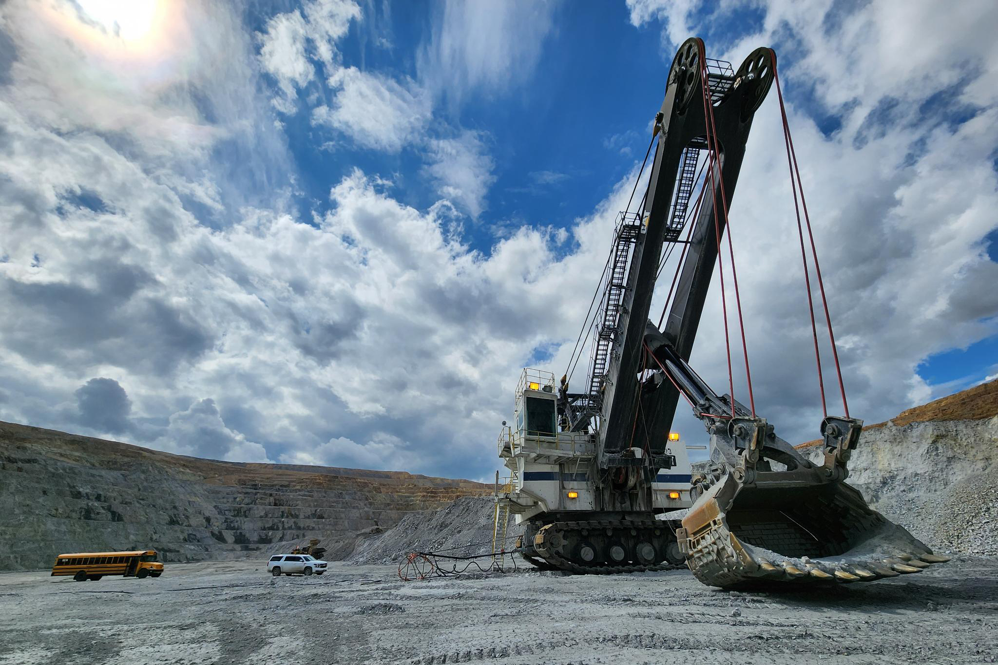 Equiptment at Mine Tour at CRS 2022.